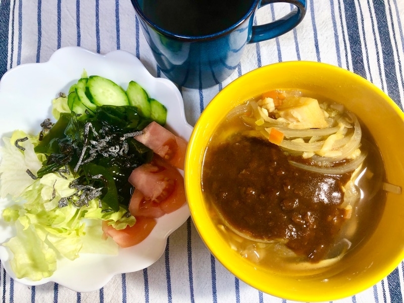 昼食を撮った写真