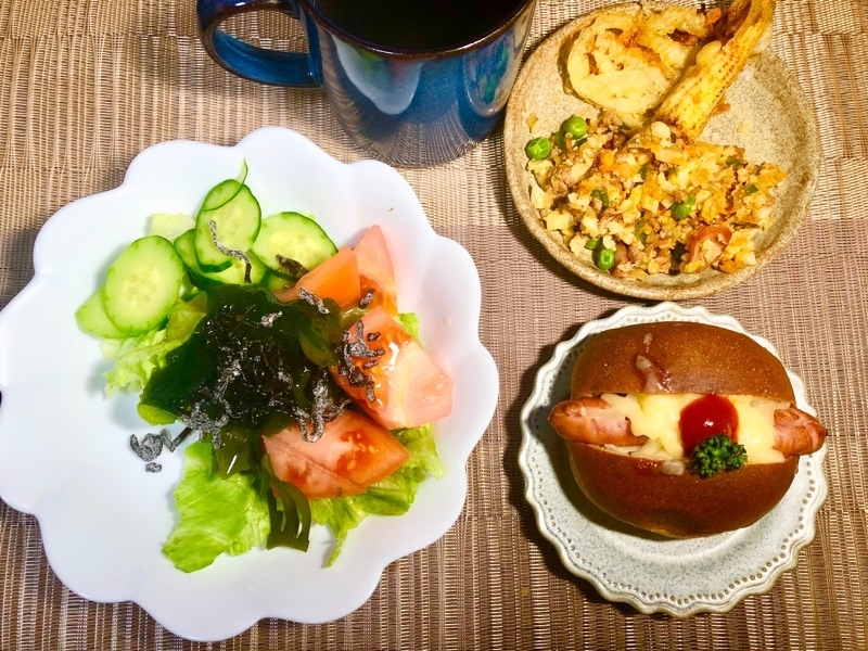 昼食を撮った写真
