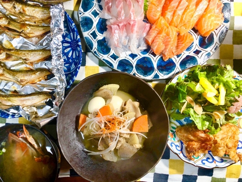 おうち居酒屋の夕食を撮った写真