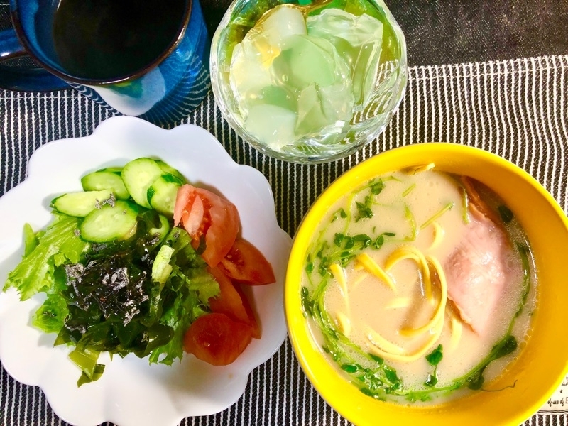 昼食を撮った写真