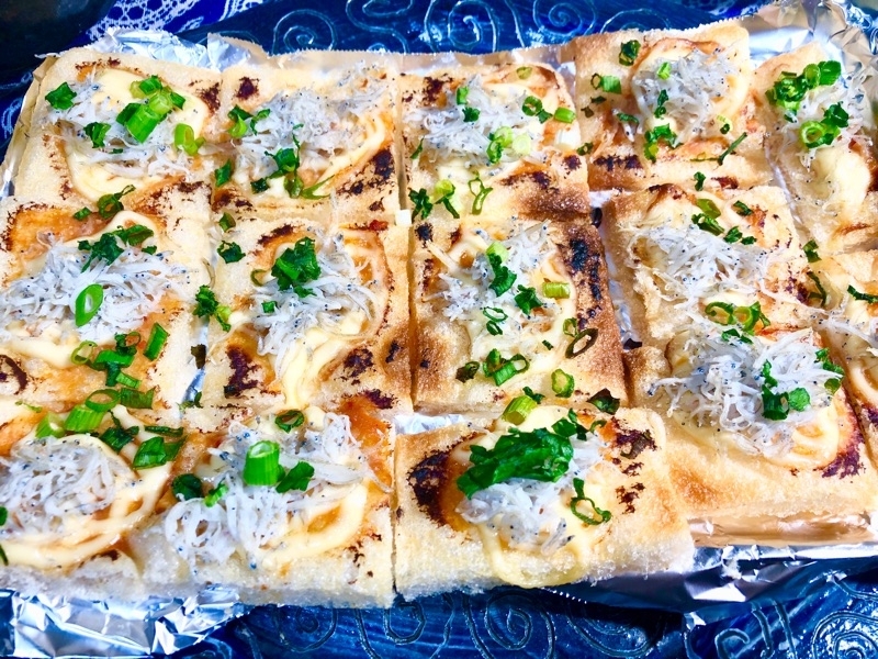 松山あげの味噌マヨシラス焼きを撮った写真