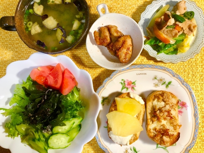 昼食を撮った写真