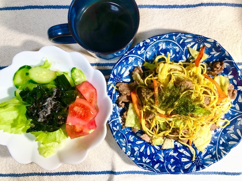 昼食を撮った写真