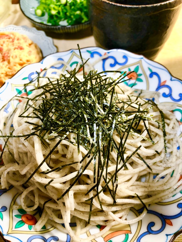 低糖質そばを撮った写真