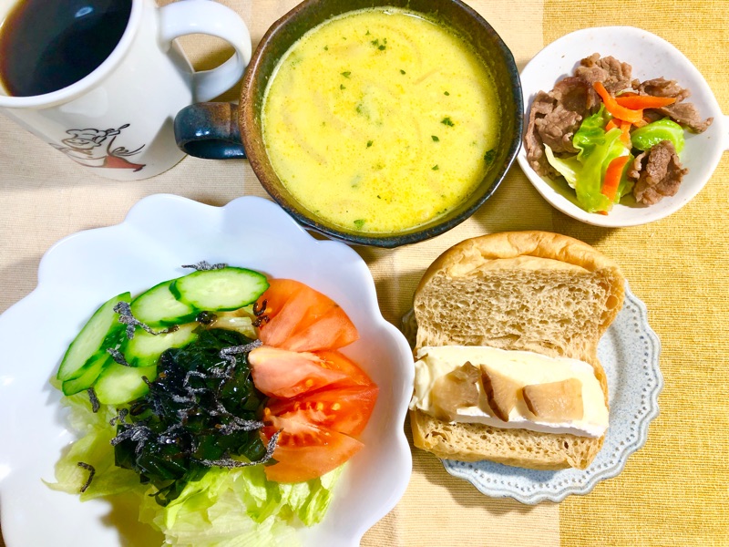 昼食を撮った写真