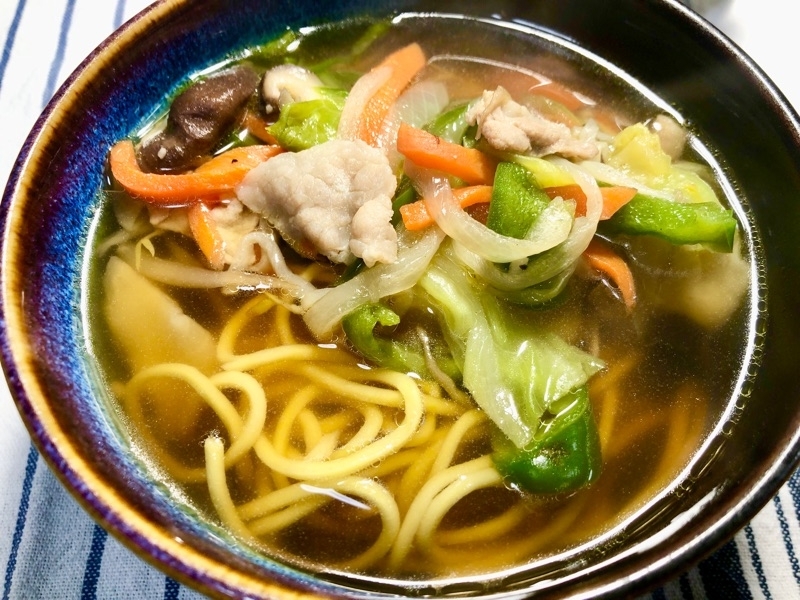 低糖質醤油ラーメンを撮った写真