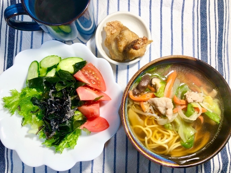 昼食を撮った写真