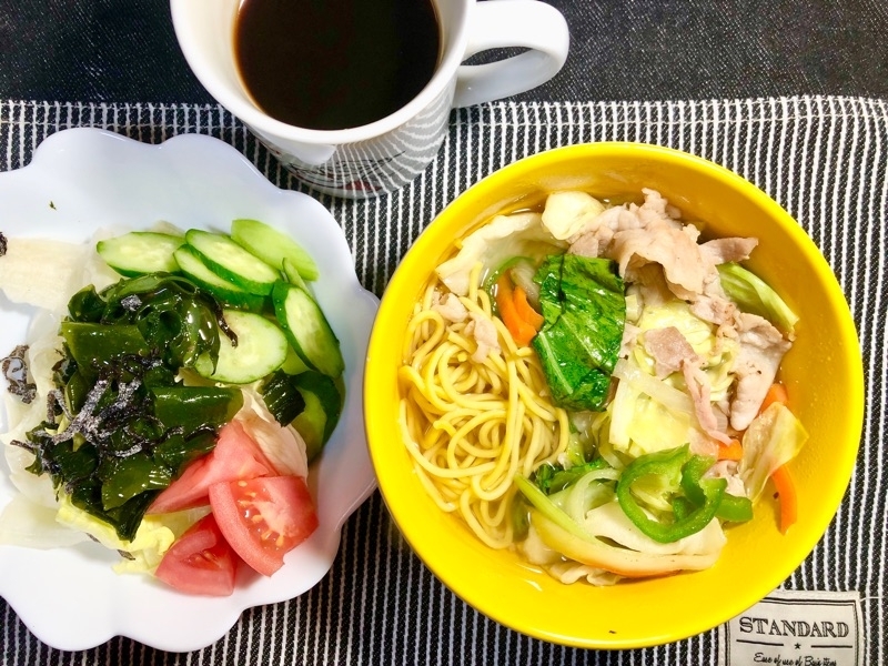 昼食を撮った写真