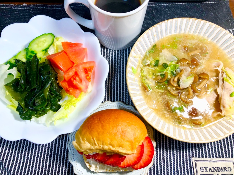 昼食を撮った写真