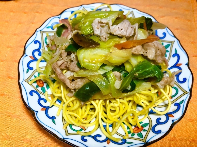 低糖質麺のあんかけ焼きそばを撮った写真