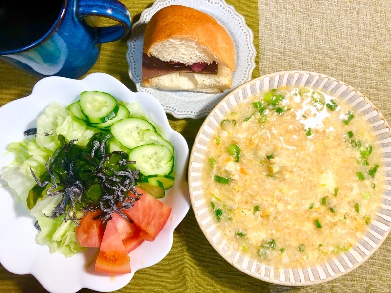 昼食を撮った写真