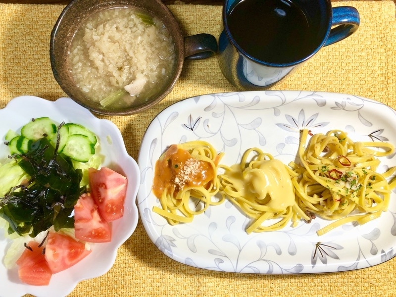 昼食を撮った写真