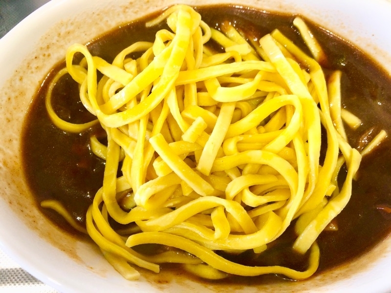 低糖質麺を入れて撮った写真
