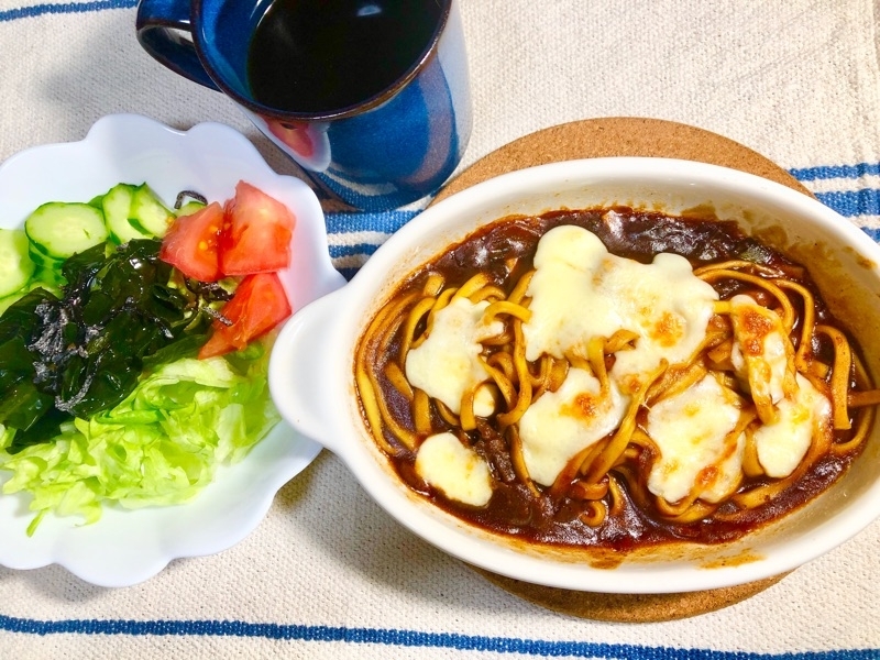 昼食を撮った写真