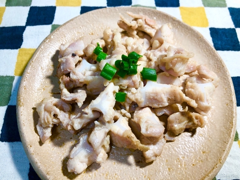 ヤゲン軟骨炒めを撮った写真