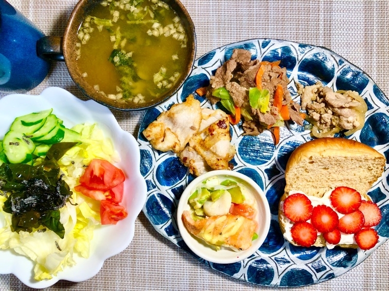 昼食を撮った写真