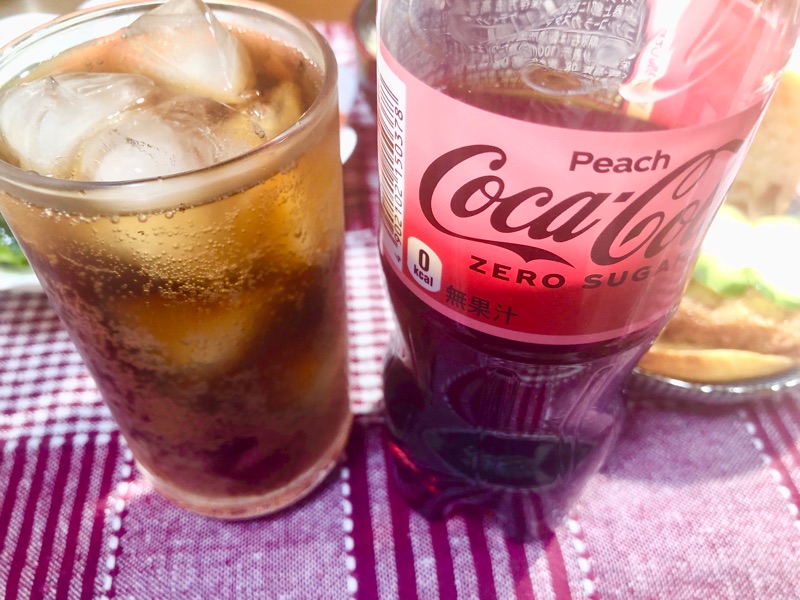 ピーチゼロコーラを撮った写真