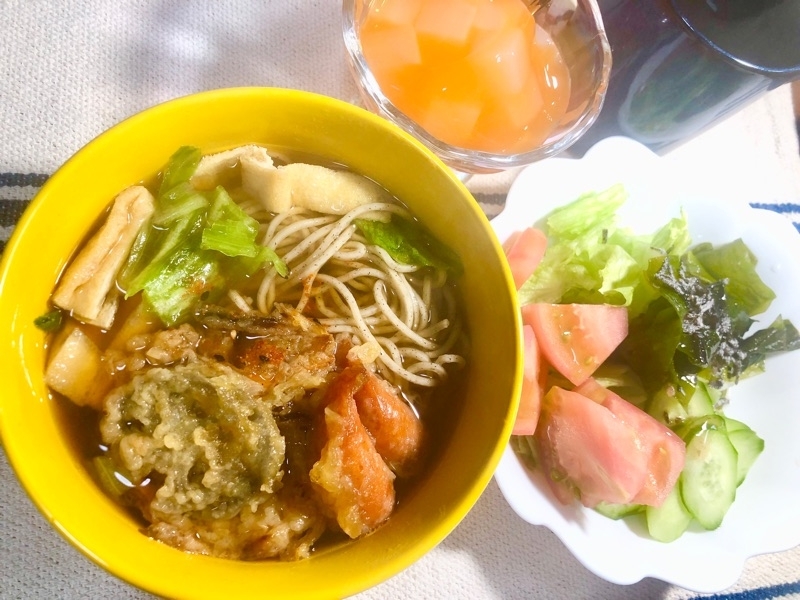 昼食を撮った写真