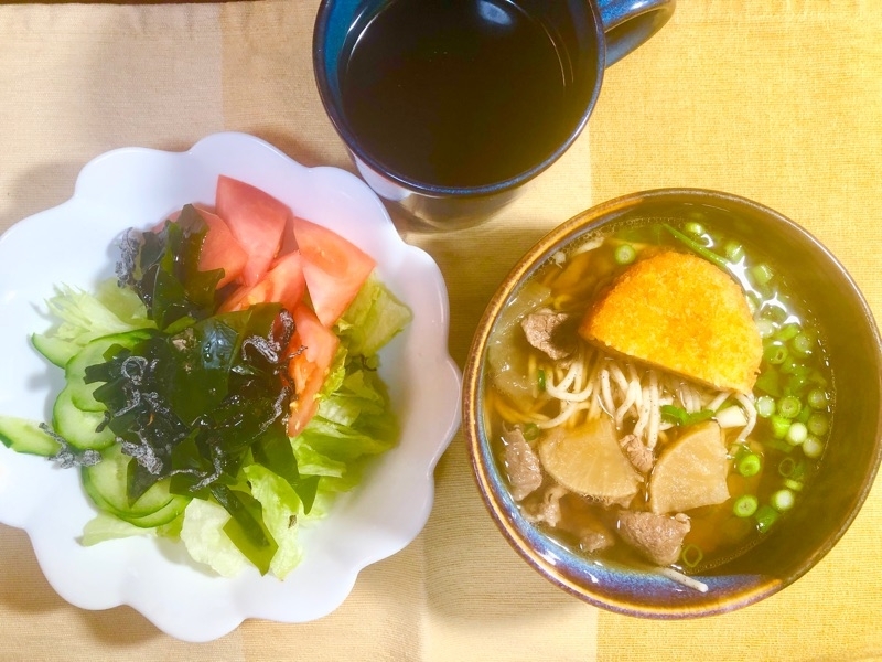 昼食を撮った写真