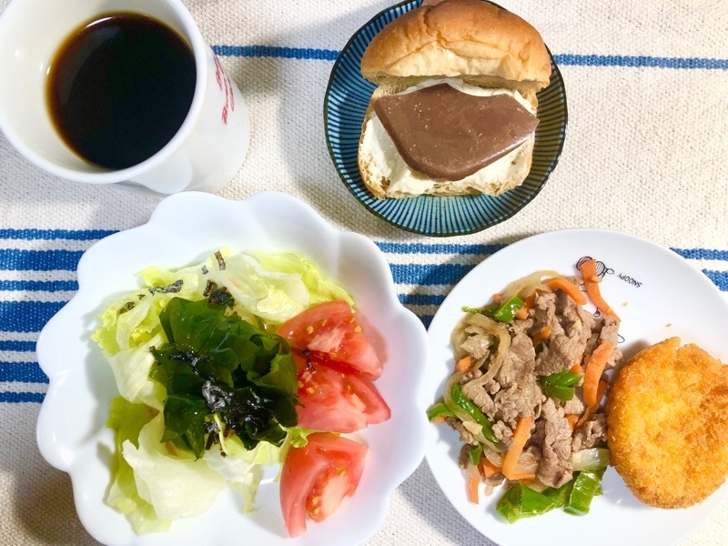 昼食を撮った写真