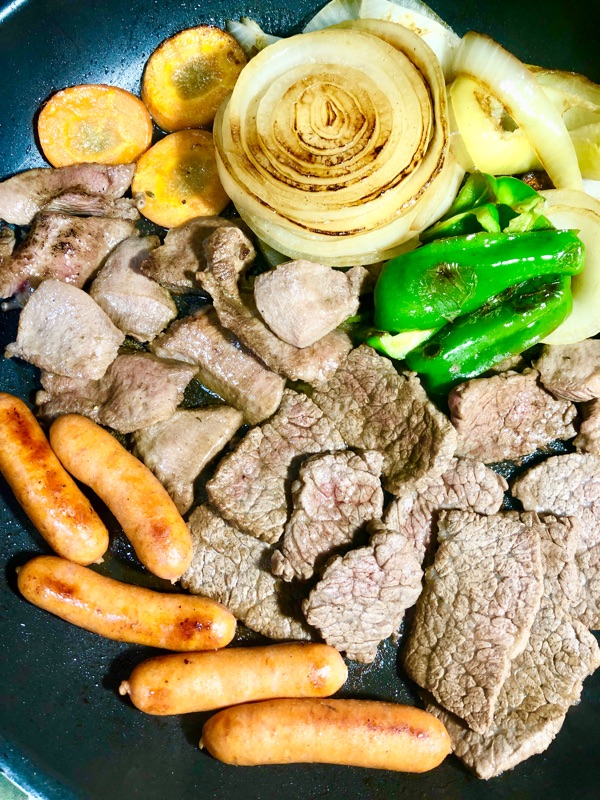 フライパン焼肉を撮った写真
