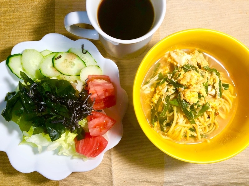 昼食を撮った写真