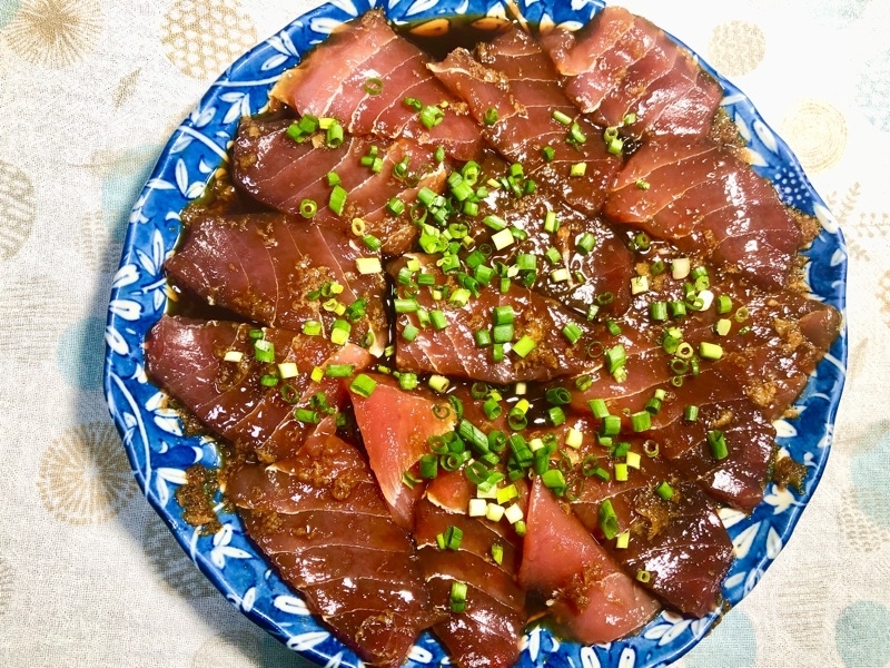 マグロのづけを撮った写真