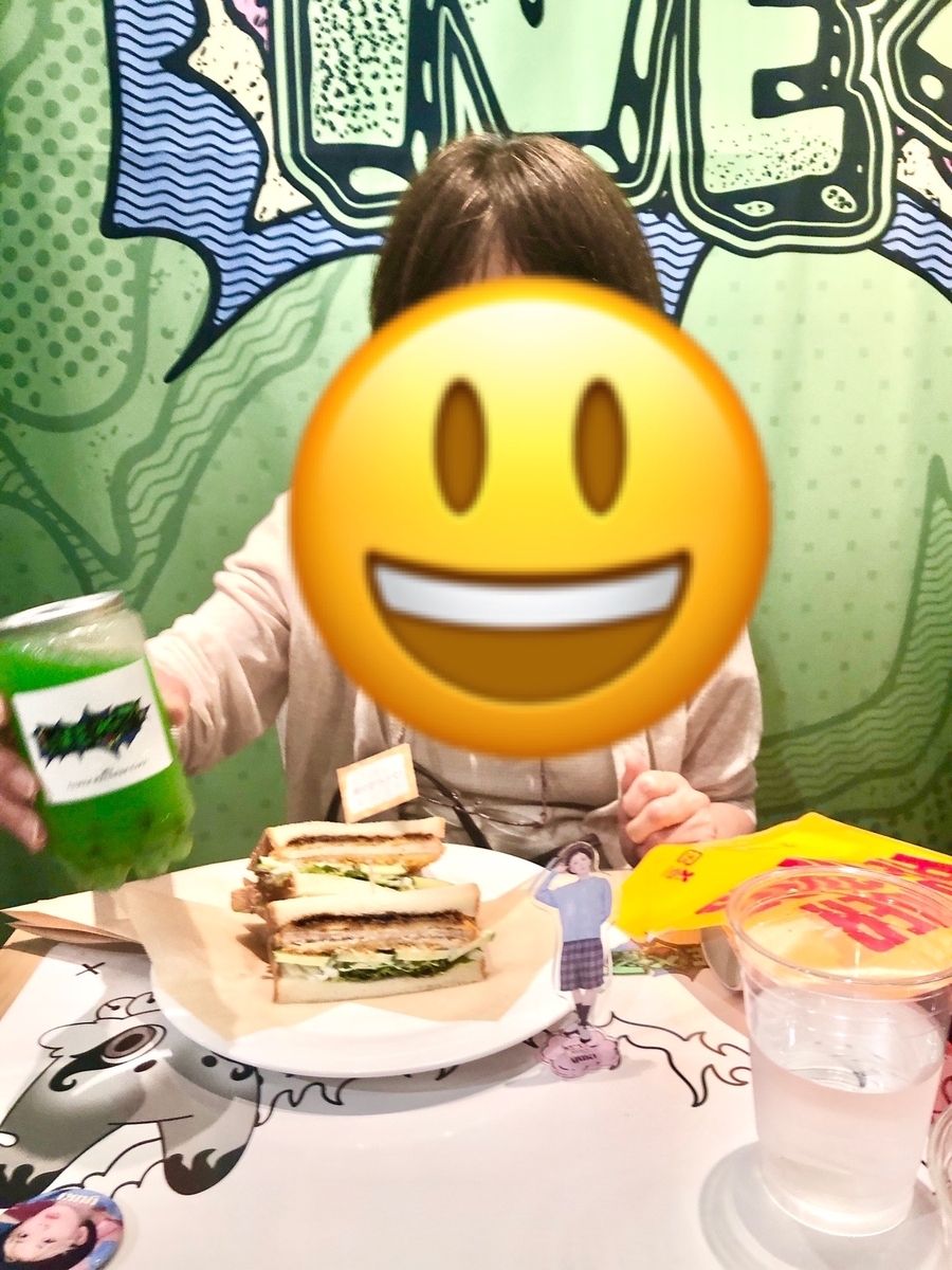 テーブルで撮った写真