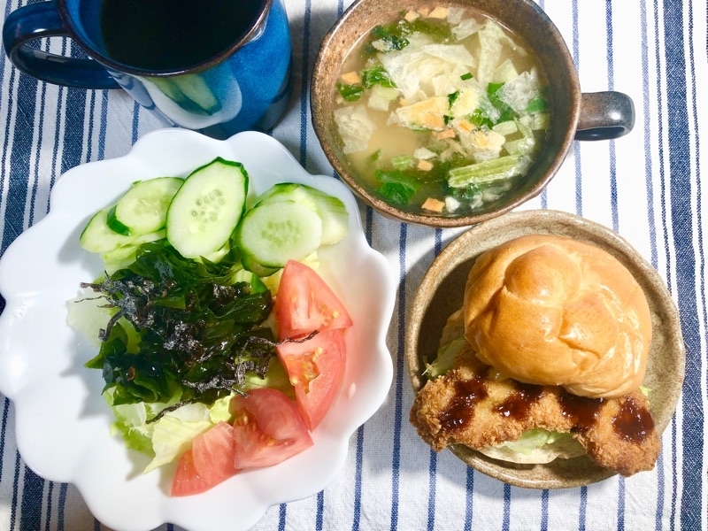 昼食を撮った写真