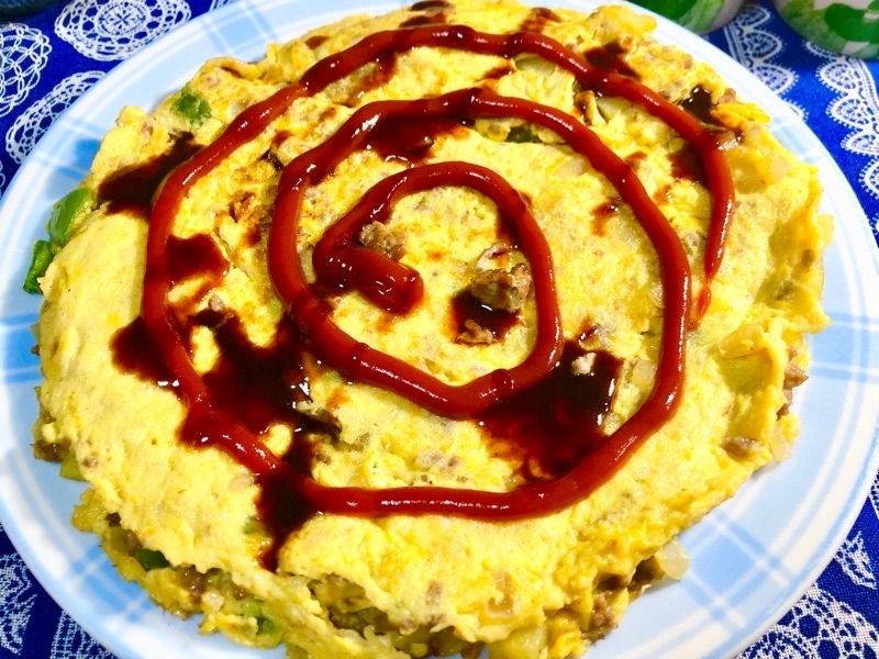スパニッシュオムレツを撮った写真