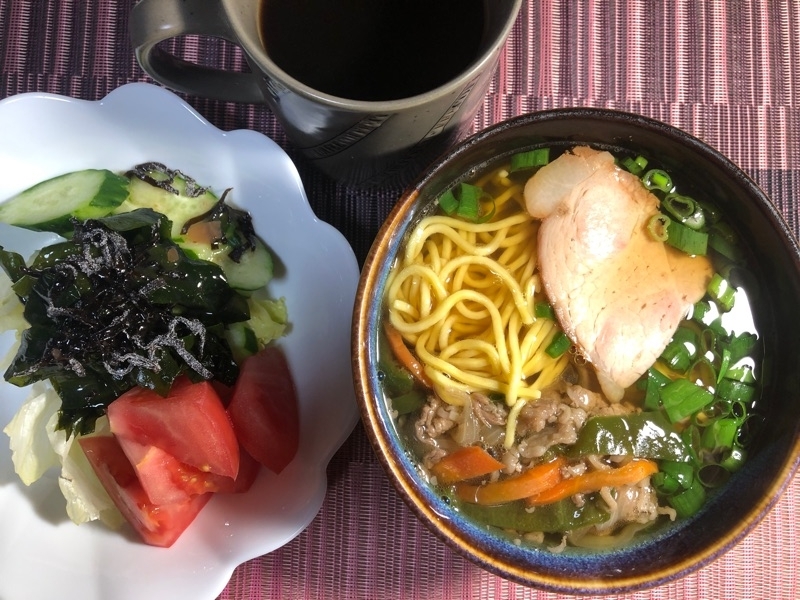 昼食を撮った写真