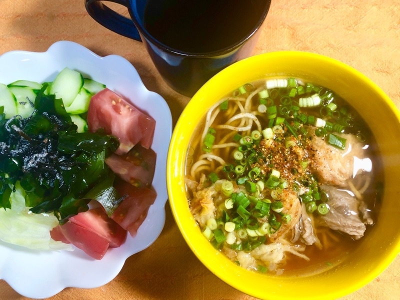 昼食を撮った写真