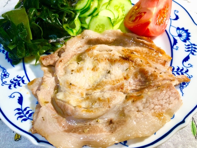 豚ロースの重ね焼きを撮った写真