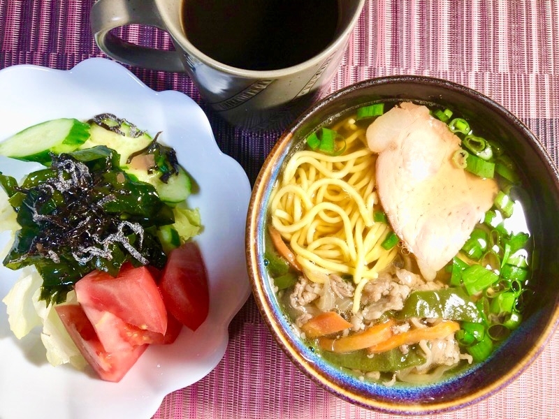 昼食を撮った写真