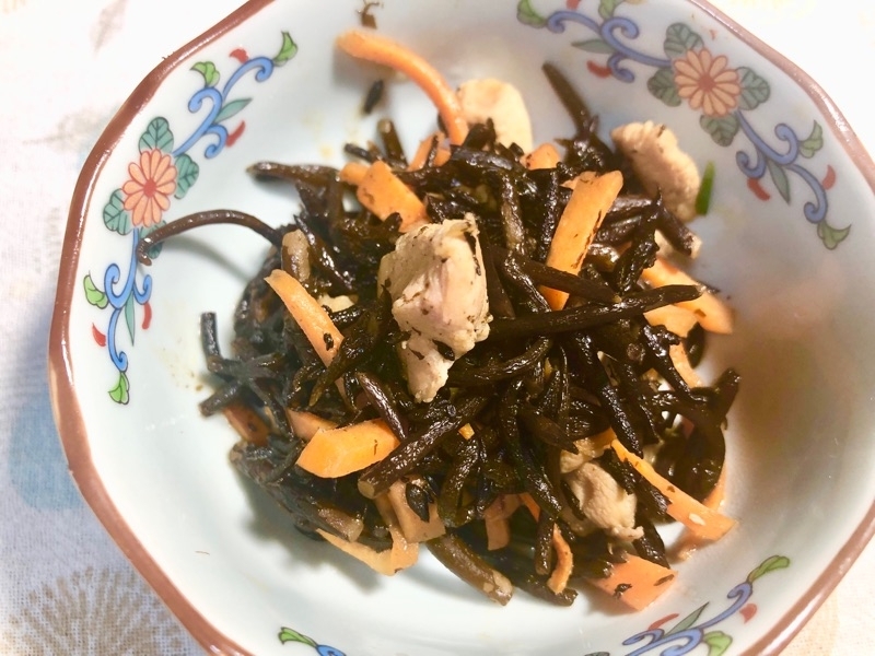 ひじきの煮物を撮った写真
