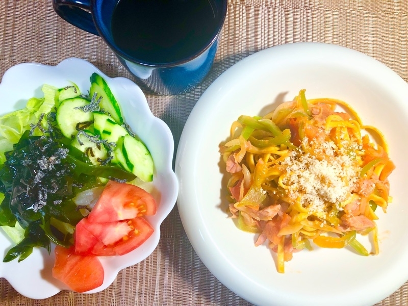 昼食を撮った写真