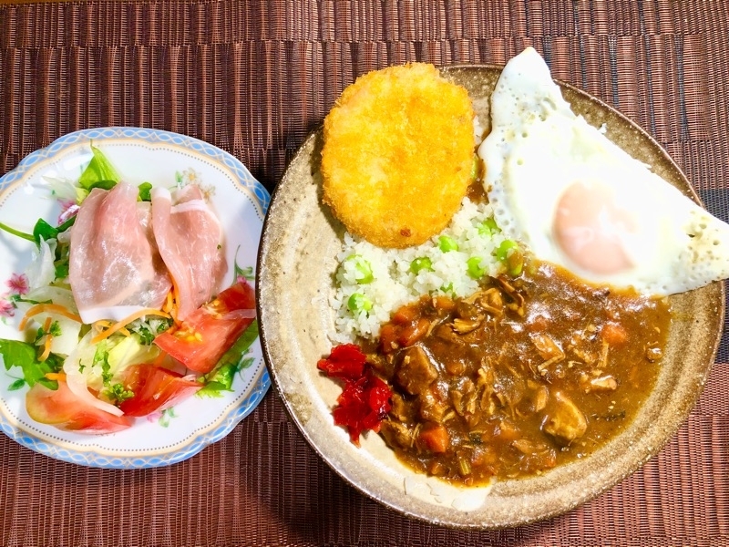 ライブの後の夕食を撮った写真