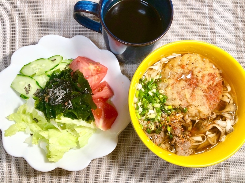 昼食を撮った写真