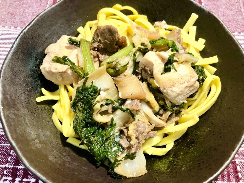 低糖質すき焼き麺を撮った写真