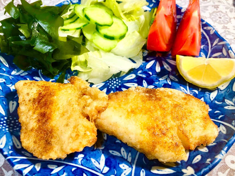 白身魚のカレー唐揚げを撮った写真