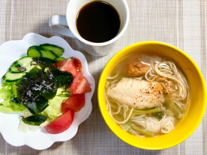 昼食を撮った写真