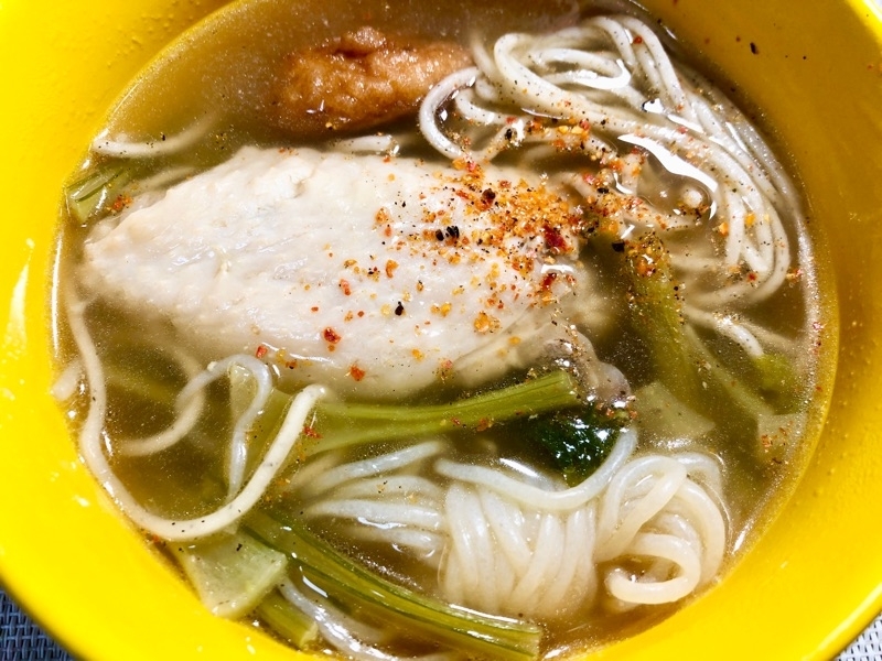 低糖質煮物そばを撮った写真