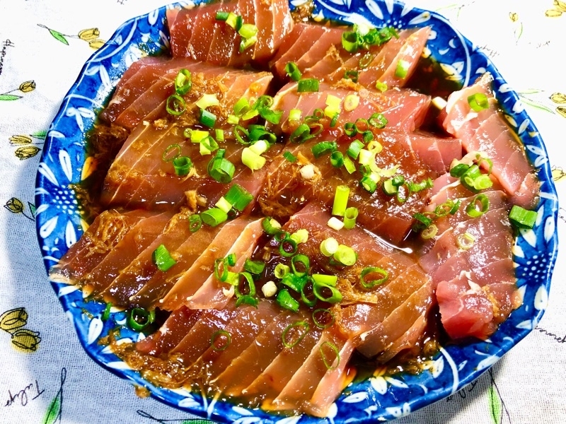 マグロのショウガづけを撮った写真