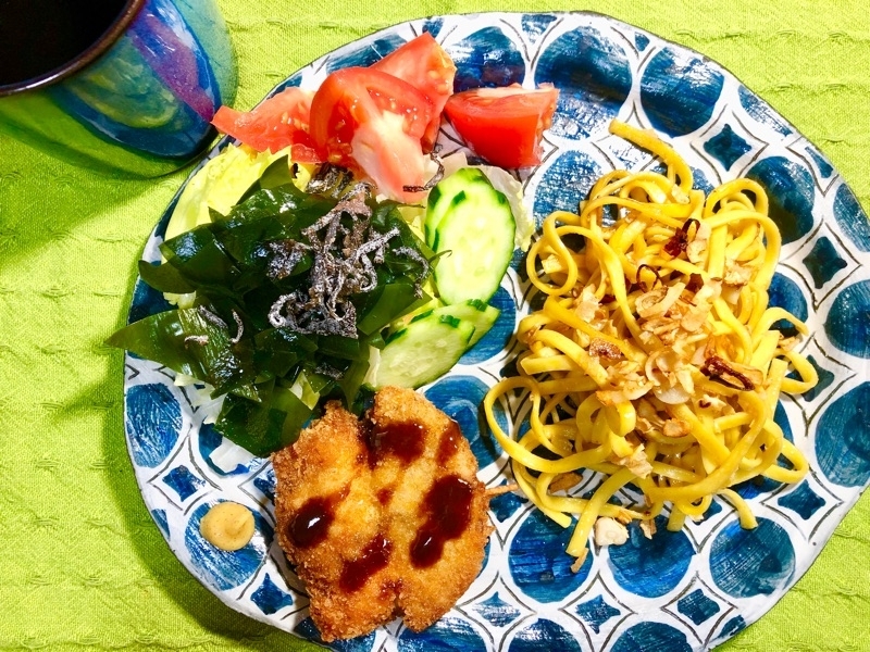 昼食を撮った写真