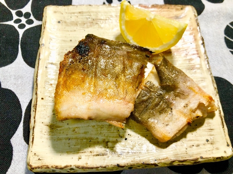 生ホッケの塩焼きを撮った写真