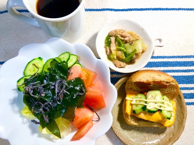 昼食を撮った写真