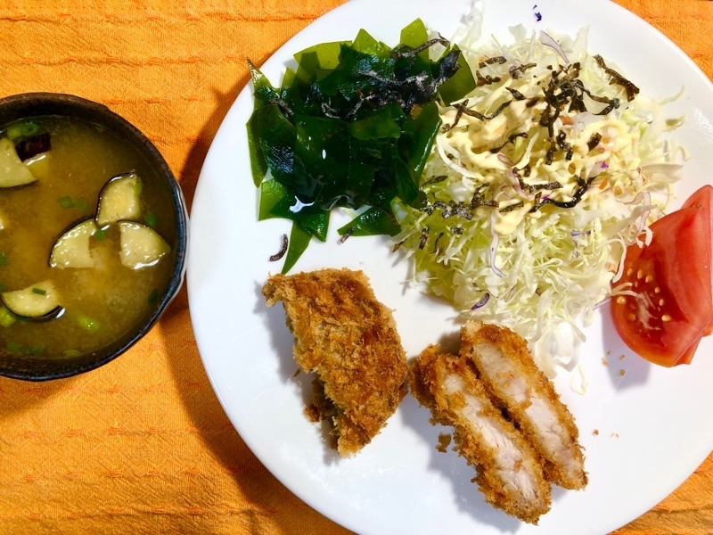 本日の夕食を撮った写真