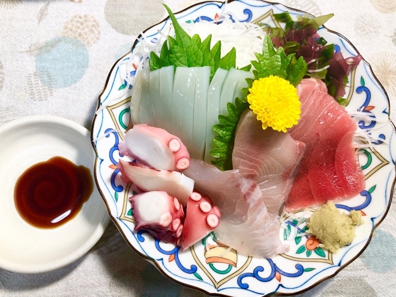 刺身を撮った写真