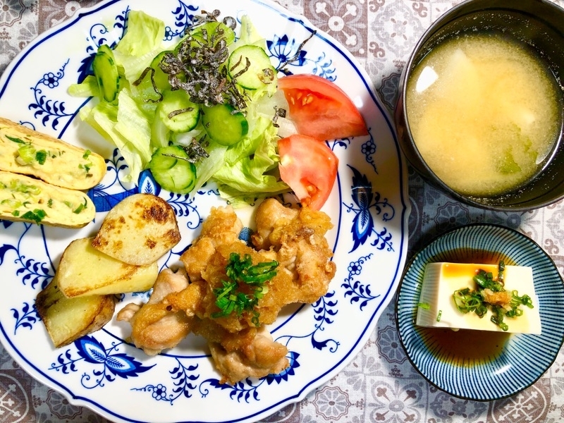 本日の夕食を撮った写真