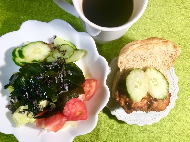 昼食を撮った写真